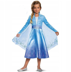 Toybit Dětský kostým ELSA s copánkem 110-116 M