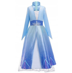 Toybit Dětský kostým ELSA s copánkem 110-116 M