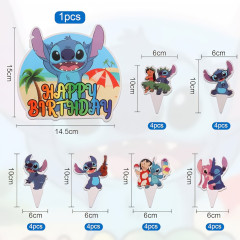 Toybit Maxi narozeninová sada Lilo a Stitch Aloha 62ks