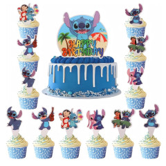Toybit Maxi narozeninová sada Lilo a Stitch Aloha 62ks