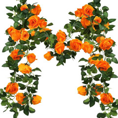 Toybit Svatební dekorace Květinový běhoun Oranžové kouzlení 2ks