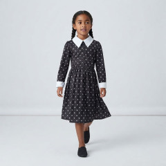FunCo Dětský kostým Wednesday Elegant 122-134 L