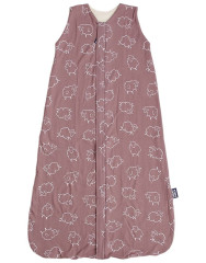 Kaarsgaren Celoroční merino spací pytel 60 cm hnědý s ovečkami