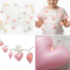 Toybit Svatební dekorace Světelný řetěz Rose heart 150cm