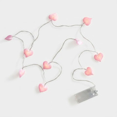 Toybit Svatební dekorace Světelný řetěz Rose heart 150cm
