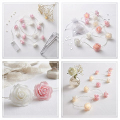 Toybit Svatební dekorace Světelný řetěz Soft roses 150cm