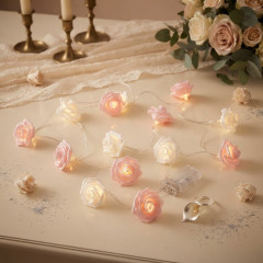 Toybit Svatební dekorace Světelný řetěz Soft roses 150cm