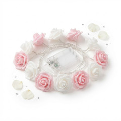 Toybit Svatební dekorace Světelný řetěz Soft roses 150cm