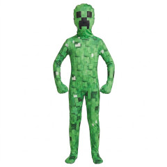 FunCo Dětský kostým Minecraft Creeper Premium s maskou 122-134 L