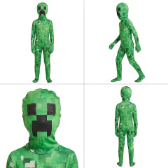 FunCo Dětský kostým Minecraft Creeper Premium s maskou 122-134 L