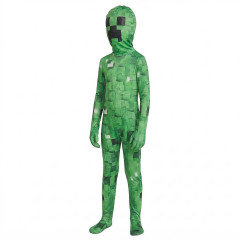 FunCo Dětský kostým Minecraft Creeper Premium s maskou 122-134 L