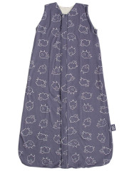 Kaarsgaren Celoroční merino spací pytel 60 cm šedý s ovečkami