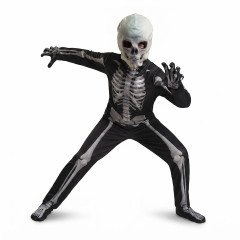 FunCo Dětský karnevalový kostým kostra Scary Skeleton 122-134 L