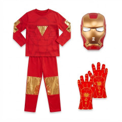bHome Dětský kostým Iron man s maskou a rukavicemi 122-134 L
