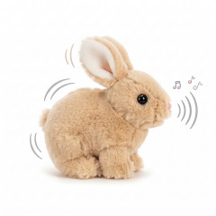 Plush Interaktivní plyšová hračka Králíček chodící se zvukem 18cm